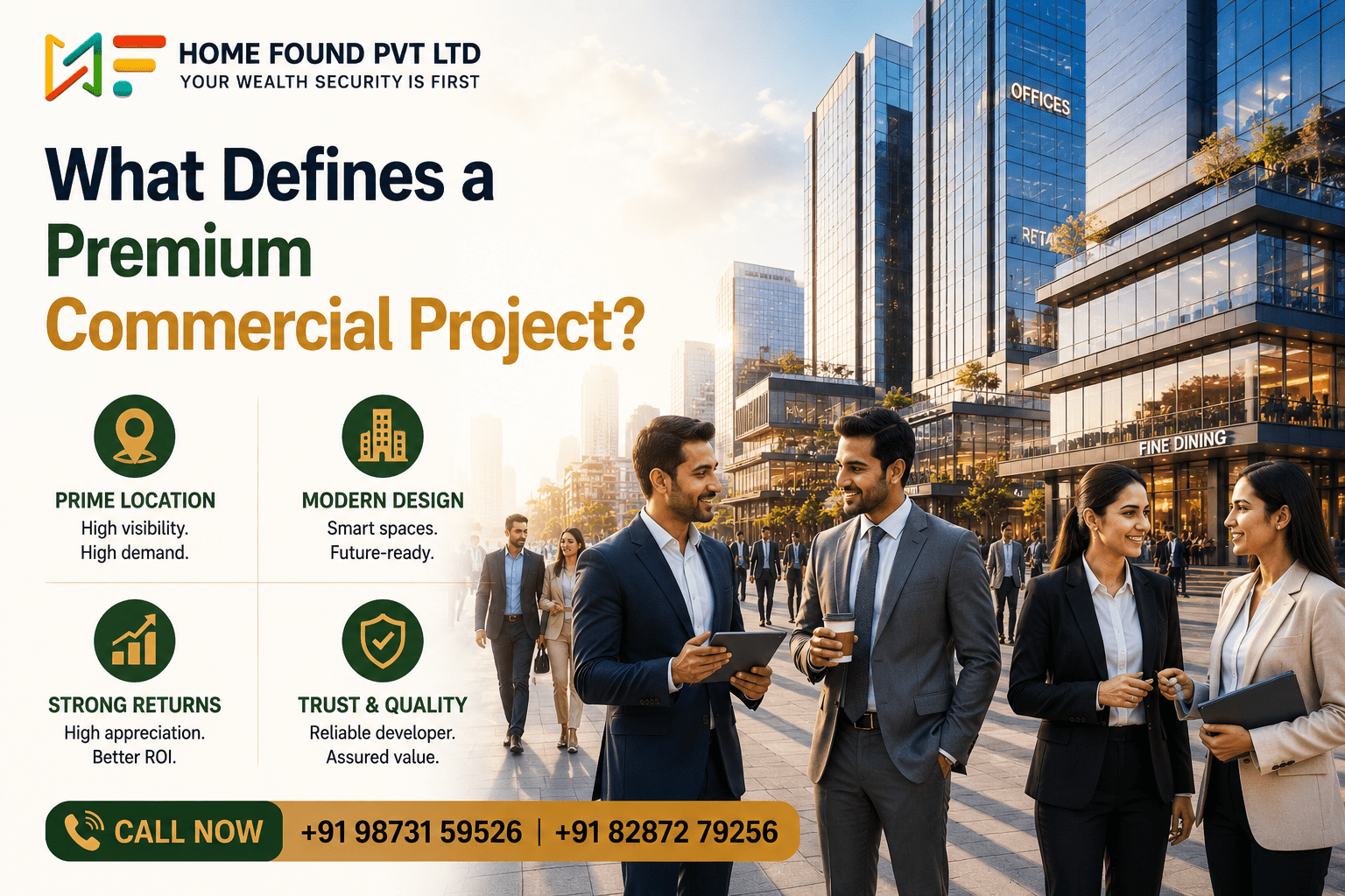 What Defines a Premium Commercial Project? Key Features Every Smart Investor Should Look For